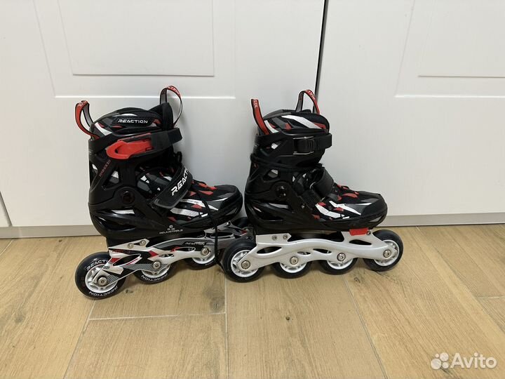 Роликовые коньки Reaction раздвижные размер 31-36