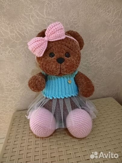 Вязанный мишка