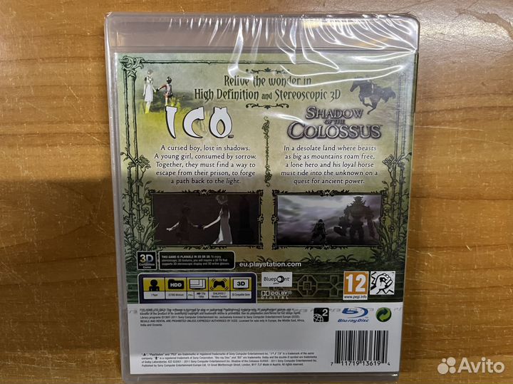 PS3 Ico & Shadow of the Colossus Classics HD