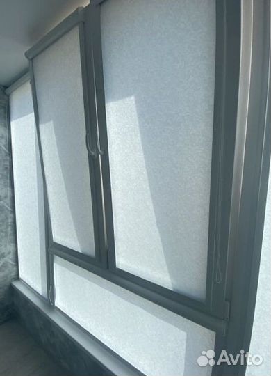 Рулонные шторы в коробе и с направляющими H0839