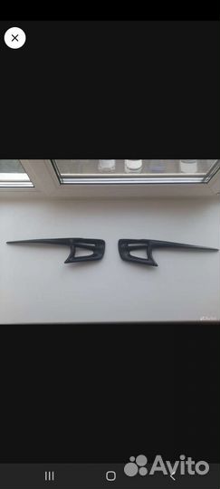 Ресницы на фары Мицубиси Лансер х