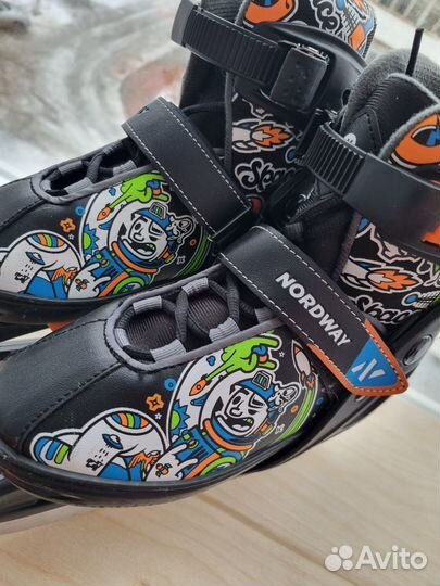 Коньки детские раздвижные nordway 31 36