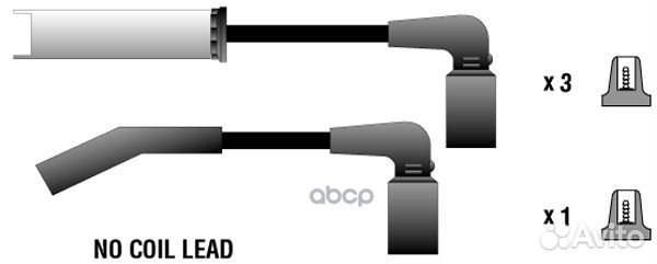 Провода высоковольтные к-кт PEC-E04 Parts-Mall