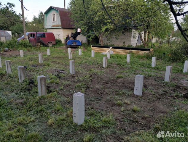 Забивка свай в Липецке. Забивной свайный фундамент