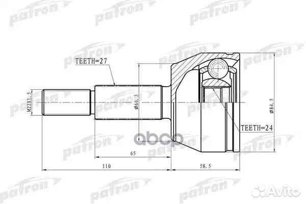Шрус PCV6889 patron