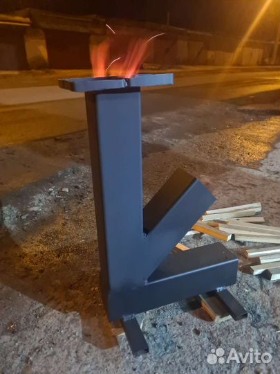 Печь ракета
