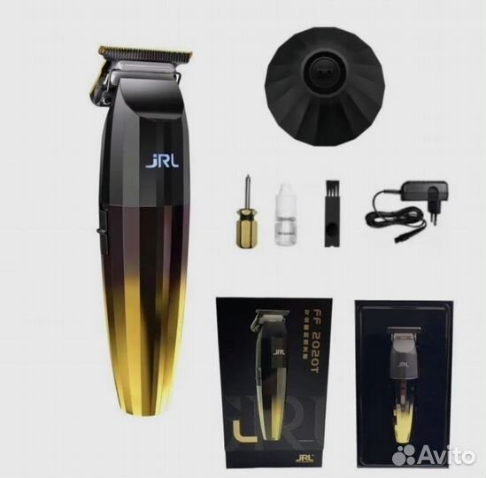 Набор для стрижки JRL (машинка + триммер), золотой