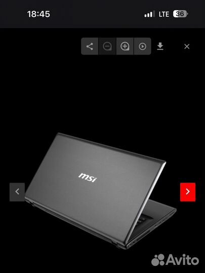 Ноутбук MSI CX70 2QF