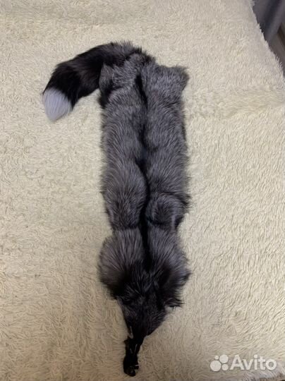 Шкурка чернобурки мех