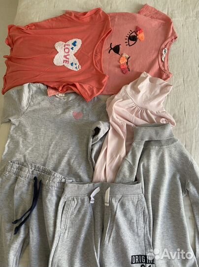 Вещи пакетом для девочки 122-128