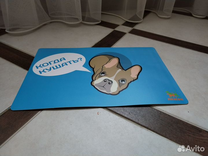 Коврик под миску для собак маленьких пород