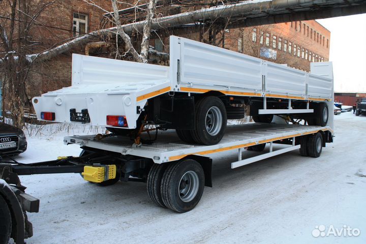 Прицеп бортовой Авиком 88712-01 с поворотным кругом, 2023