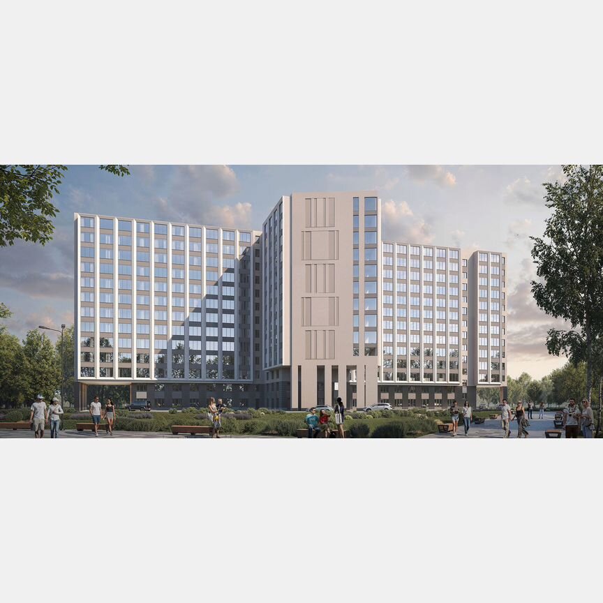 1-к. апартаменты, 24,9 м², 8/13 эт.