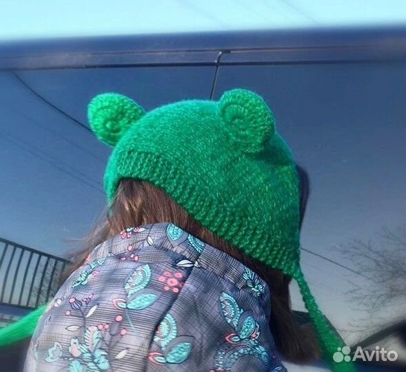 Шапочка «лягушка»
