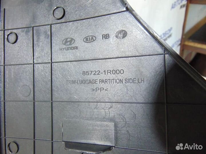 Обшивка багажника для Hyundai Solaris 1 2010-2017