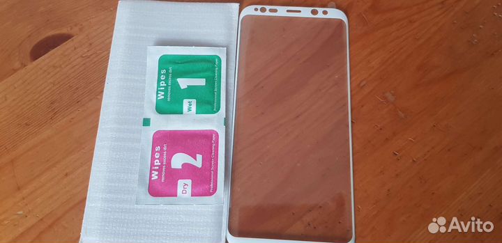 Защитное стекло на samsung с8+