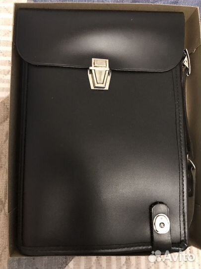 Сумка полевая офицерская черного цвета