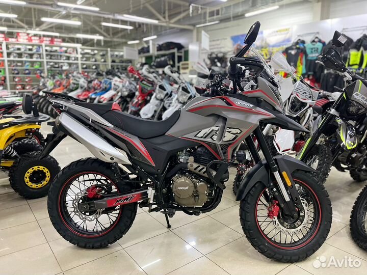 Мотоцикл тур-эндуро Rockot Dakar 250 серо-зеленый