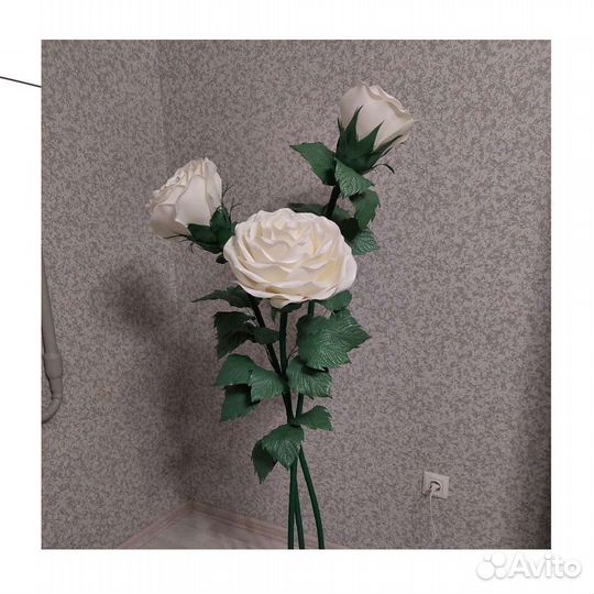 Светильник роза из изолона