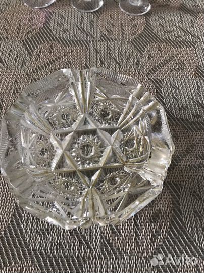 Хрустальная пепельница