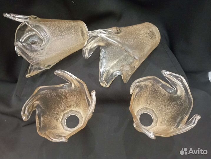 Стеклянные плафоны для люстры бра