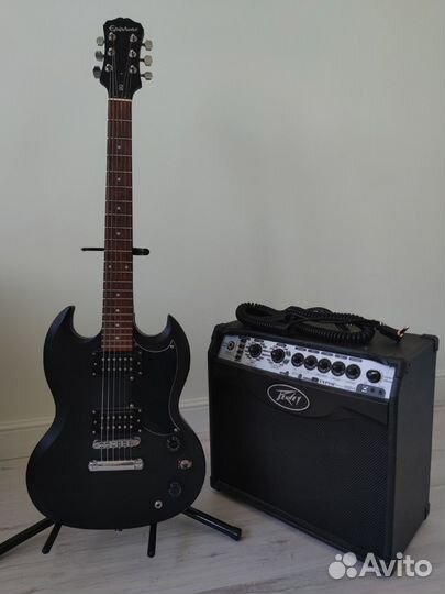 Комплект электрогитара + комбоусилитель Epiphone S