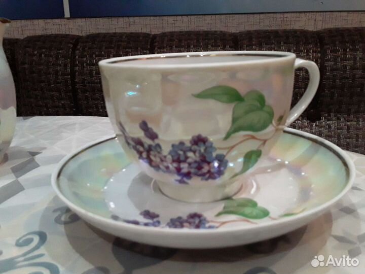 Сервиз чайный сирень дулева