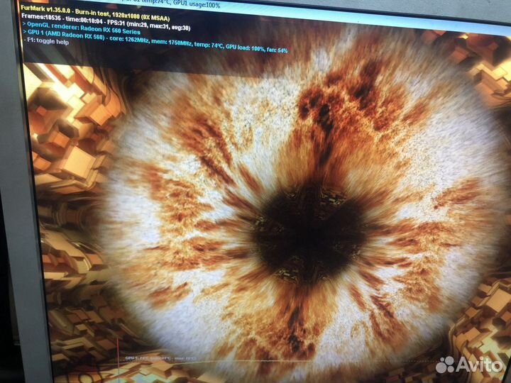 Видеокарта Ati Radeon RX 560 2 Gb