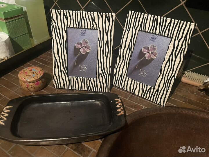 Фото рамки и поднос блюдо Zara Home