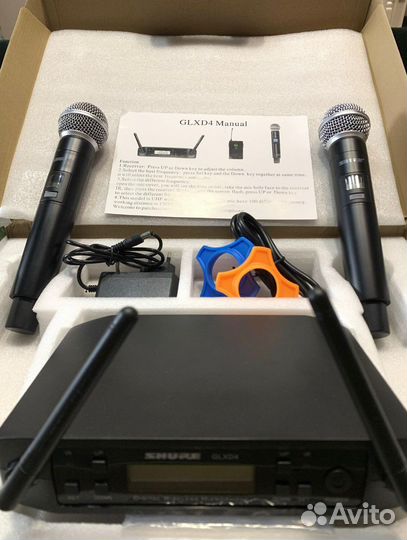 Микрофоны и радио станция Shure glxd4