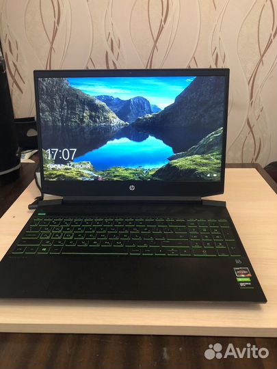Игровой ноутбук HP pavilion