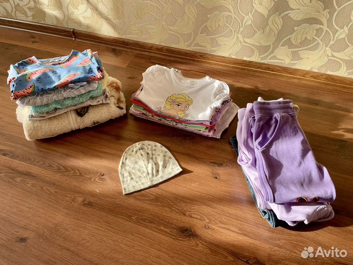 Вещи пакетом для девочки 116 122