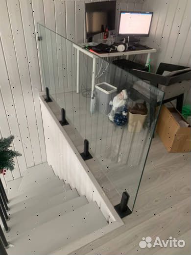 Перила для лестницы стеклянные ограждения