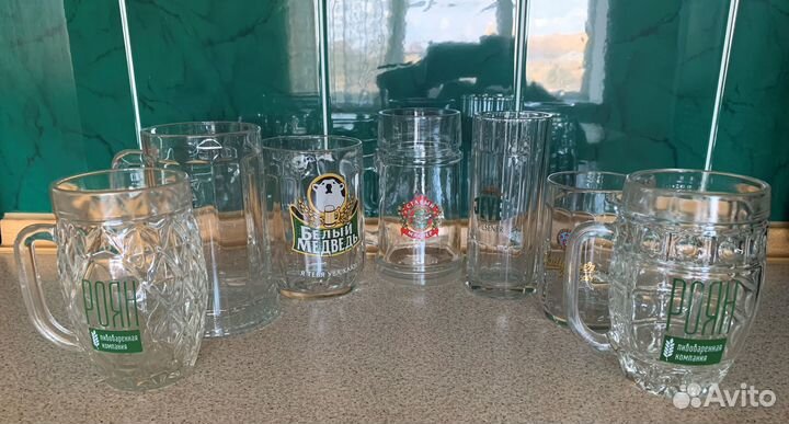 Продаю комплект из семи пивных кружек