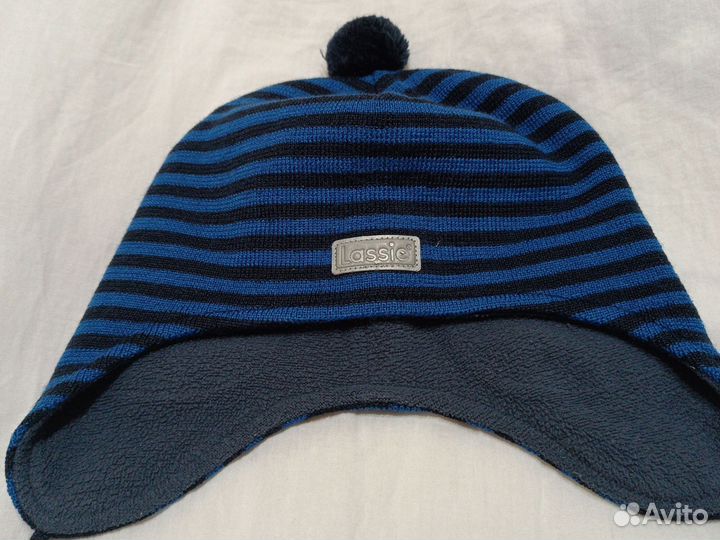 Шапка зимняя lassie 46-48 на мальчика