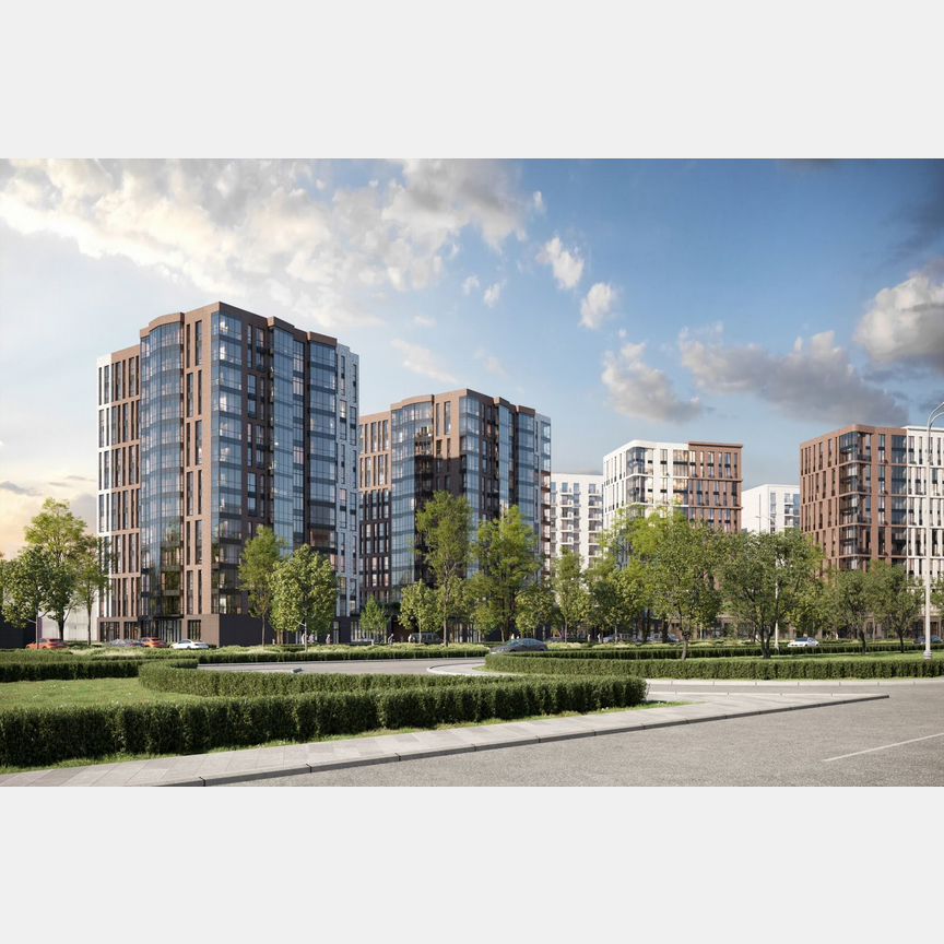 2-к. квартира, 55,1 м², 3/13 эт.