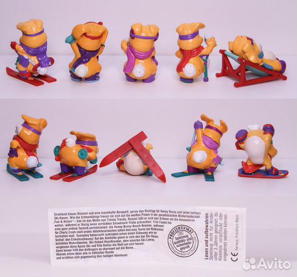 Зайцы лыжники Братцы кролики 1996 Германия Киндер
