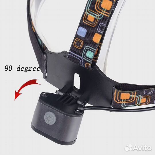 Фонарь налобный, мощный