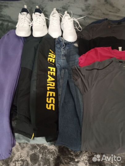 Продам вещи пакетом, мужские, женские, 48-50р. Б/у