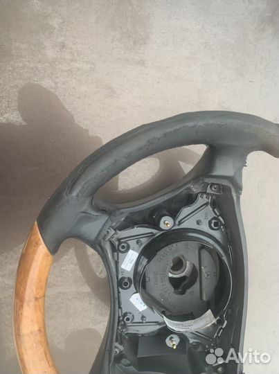 Руль мерседес w220 дерево