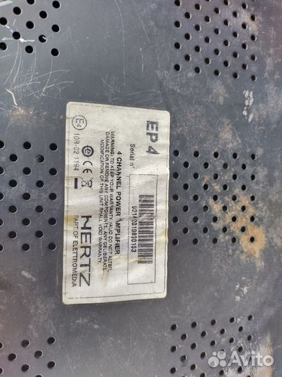 Усилитель Hertz EP4