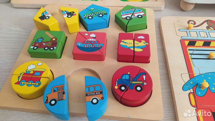 Деревянные развивающие игрушки