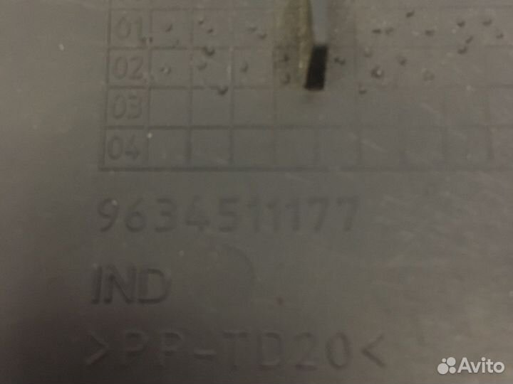 Дифлектор воздушный Peugeot 307 (2870)