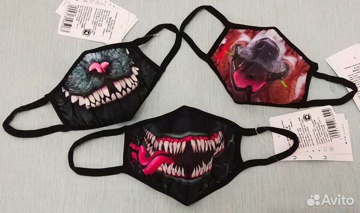 Маска защитная с рисунком
