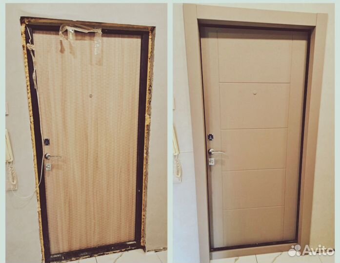 Замена панелей на входной двери