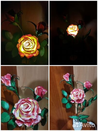 Букет роз светильник