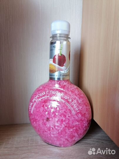 Соль для ванн Вишня и Миндаль