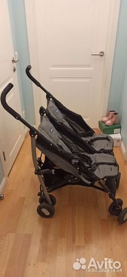 Коляска chicco echo twin stroller