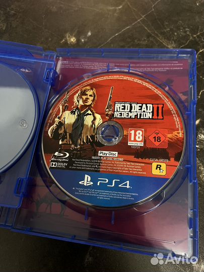 Red dead redemption 2 ps4 диск
