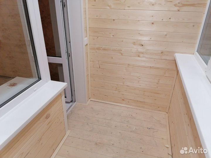 Отделка и остекление балконов под ключ